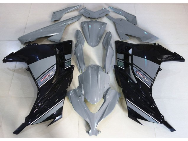 13-18 Nardo Gris & Noir Kawasaki Ninja 300 Carénage Moto 13-18 Nardo Gris & Noir Kawasaki Ninja 300 Carénage Moto