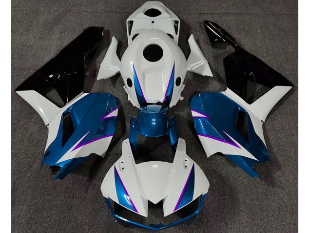 13-23 Bleu Brillant Blanc & Violet Honda CBR600RR Carénage Moto 13-23 Bleu Brillant Blanc & Violet Honda CBR600RR Carénage Moto