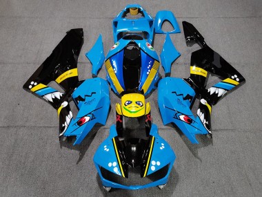 13-23 Bleu Ciel Personnalisé Honda CBR600RR Carénage Moto