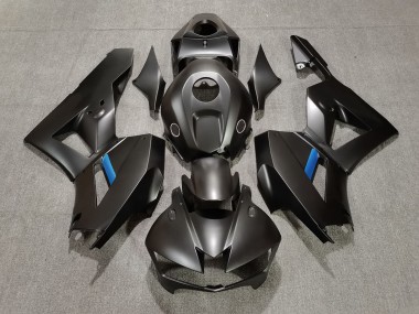 13-23 Noir Mat & Bleu Honda CBR600RR Carénage Moto
