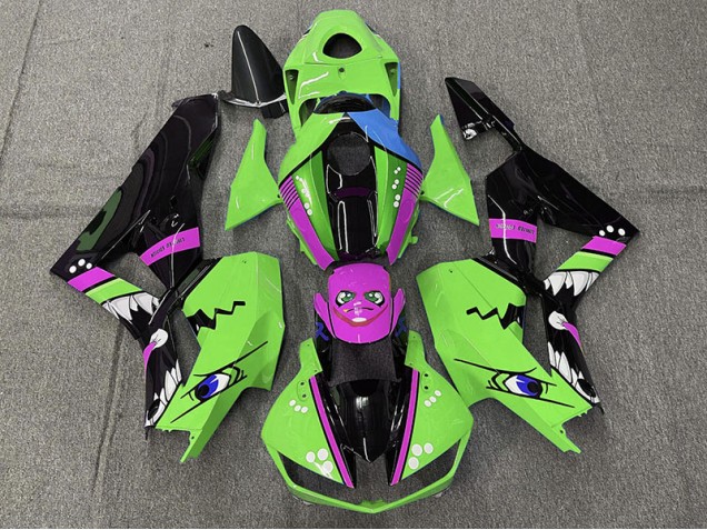 13-23 Requin Vert Honda CBR600RR Carénage Moto 13-23 Requin Vert Honda CBR600RR Carénage Moto