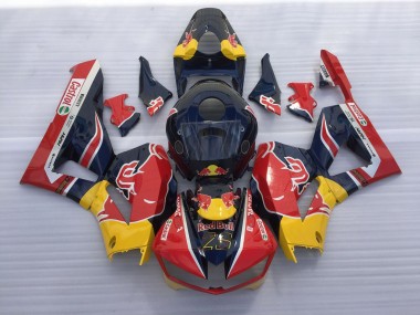 13-23 Rouge & Bleu Taureau Honda CBR600RR Carénage Moto