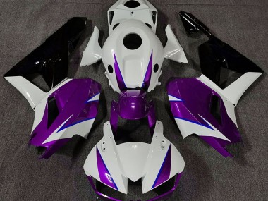 13-23 Violet Brillant Blanc & Bleu Honda CBR600RR Carénage Moto