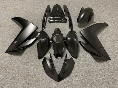15-18 Noir Mat Yamaha R3 Carénage Moto