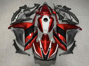 15-18 Rouge Noir & Blanc Yamaha R3 Carénage Moto