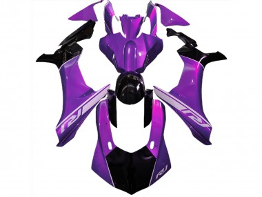 15-19 Ambiance Violet & Noir Yamaha R1 Carénage Moto
