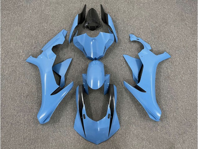 15-19 Bleu Clair Brillant Yamaha R1 Carénage Moto 15-19 Bleu Clair Brillant Yamaha R1 Carénage Moto