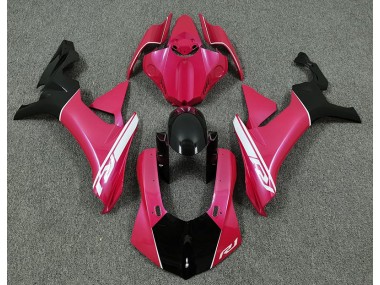 15-19 Rose Vif & Noir Yamaha R1 Carénage Moto