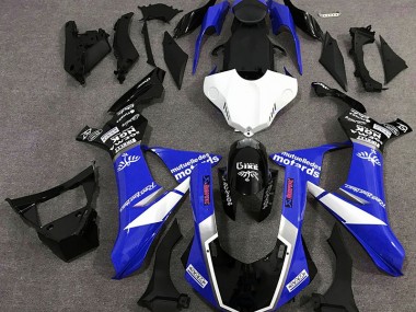15-19 Style De Logo Bleu Brillant Yamaha R1 Carénage Moto