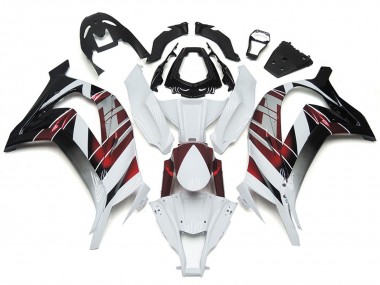 16-19 Blanc & Argent Kawasaki ZX10R Carénage Moto
