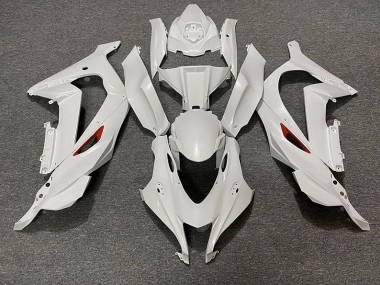 16-19 Garniture Rouge Blanc Perle Kawasaki ZX10R Carénage Moto