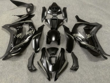 16-19 Noir Satiné & Gris Kawasaki ZX10R Carénage Moto
