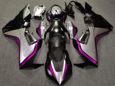 17-23 Argent & Noir & Rose Honda CBR1000RR Carénage Moto