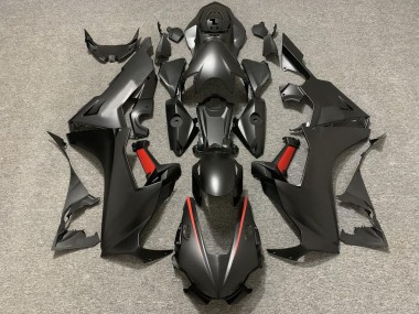 17-23 Noir Mat & Rouge Honda CBR1000RR Carénage Moto