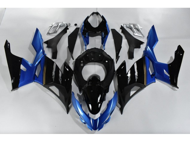 18-23 Bleu & Noir Kawasaki Ninja 400 Carénage Moto