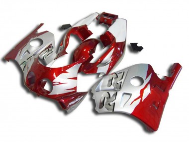 90-98 Argent Rouge & Blanc Honda CBR250RR Carénage Moto