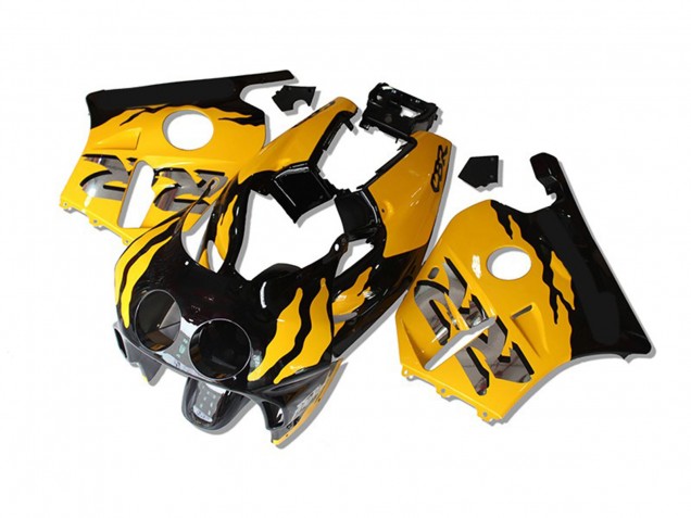 90-98 Jaune Noir Rr Honda CBR250RR Carénage Moto 90-98 Jaune Noir Rr Honda CBR250RR Carénage Moto