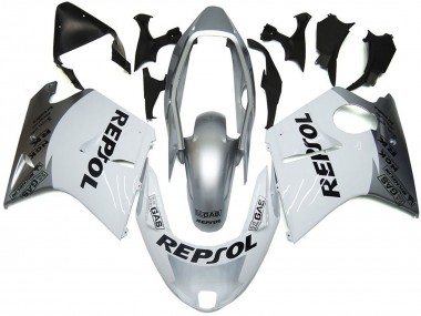 96-07 Blanc Argenté Repsol Honda CBR1100XX Carénage Moto