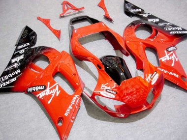 98-02 Rouge Vierge Yamaha R6 Carénage Moto