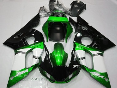 98-02 Vert Métallisé Yamaha R6 Carénage Moto