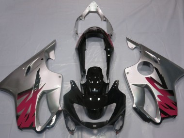 99-00 Argent Brillant & Rouge Honda CBR600 F4 Carénage Moto