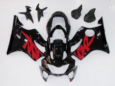 99-00 Autocollant Rouge Noir Brillant Honda CBR600 F4 Carénage Moto