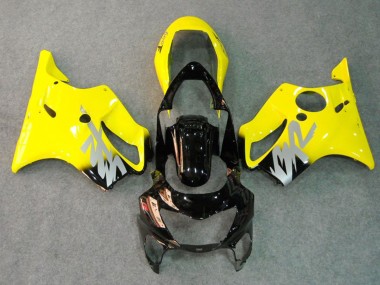 99-00 Décalcomanie Argent Jaune Honda CBR600 F4 Carénage Moto
